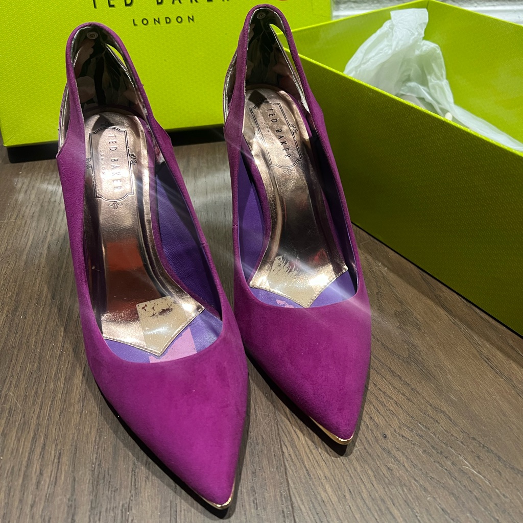 Ted Baker Pink And Purple Stiletto Heels
